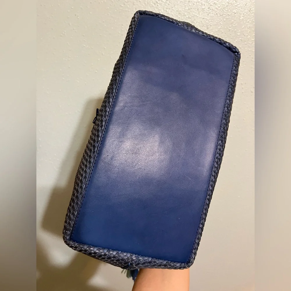 Nwot Blue Tory Burch Thea Woven Hobo Bag - Picture 8 of 13